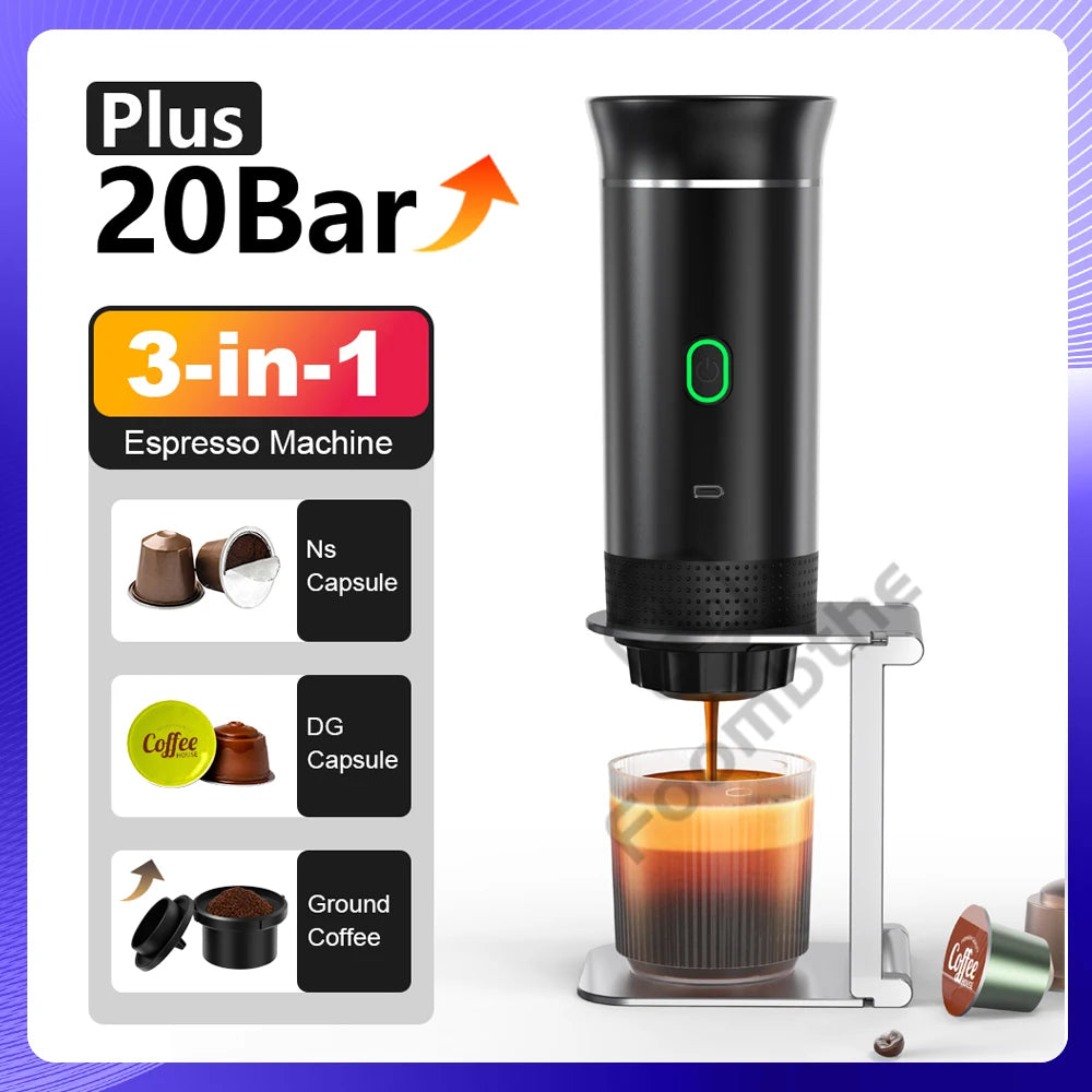 Portable 3-in-1 Espresso Maker