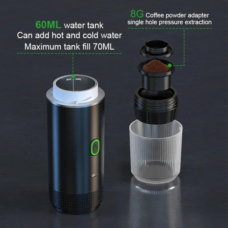 Portable 3-in-1 Espresso Maker